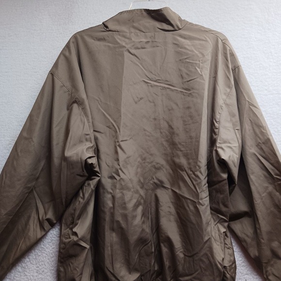 SB Tech Men's Windbreaker Jacket Mesh Lined Brown Size XL Full Zip - Picture 10 of 13